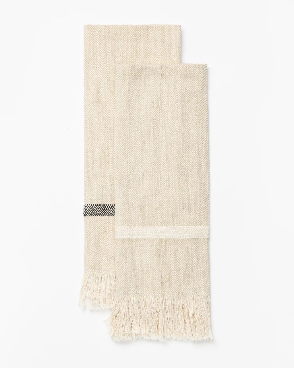 Fringed Striped Towel (Set of 2) | McGee & Co. (US)