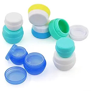 Cosywell Travel Containers Sets Silicone & PP Cream Jars for Toiletries Empty Lotion Leak-proof &... | Amazon (US)