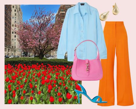 A little birdie told me the color of the Park Avenue tulips this year and this outfit from Net-a-Porter might just give you a hint. #NetaporterPartner

#LTKSeasonal