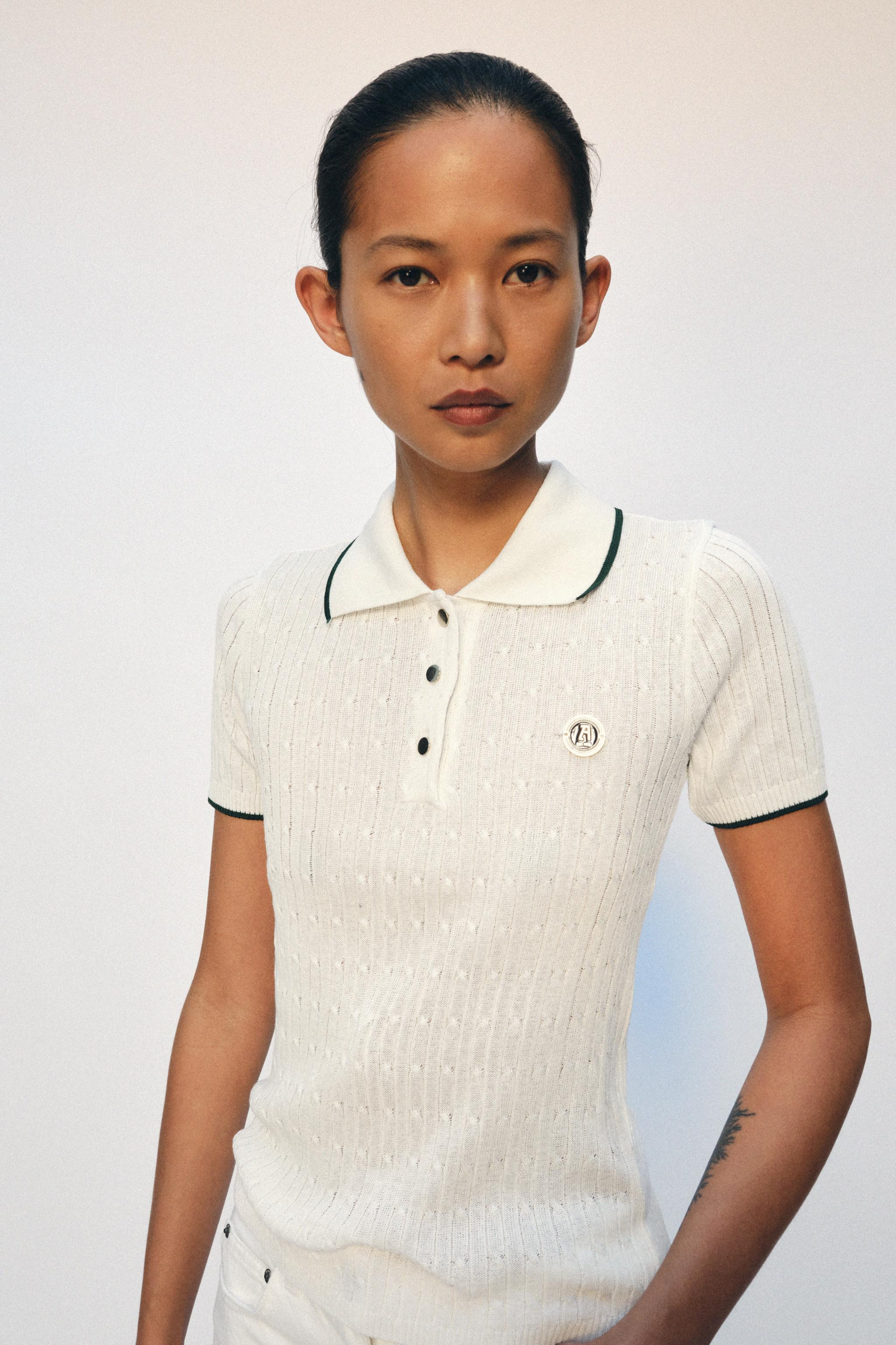 CONTRAST RIBBED POLO SHIRT | Zara UK