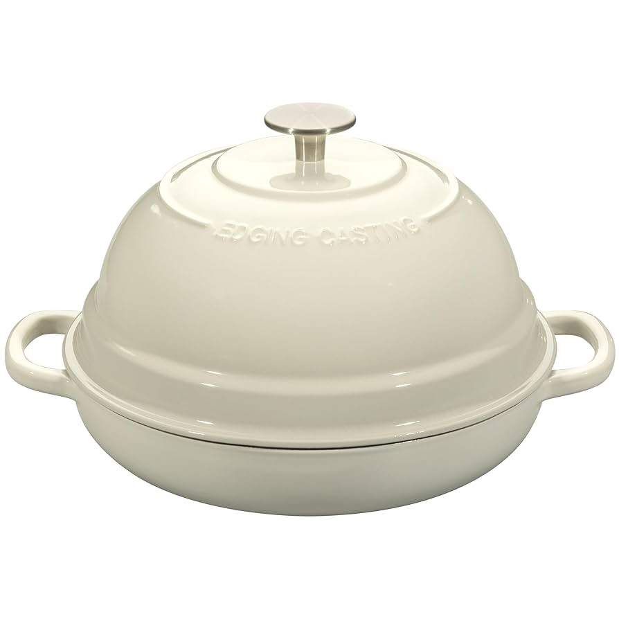 Enameled Cast Iron Dutch Oven Pot with Lid, Round Bread Oven for Homemade Sourdough Bread Baking,... | Amazon (US)