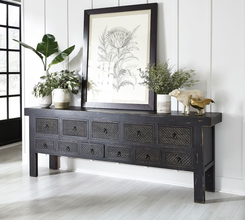 Chico 93" Reclaimed Wood Console Table | Pottery Barn (US)