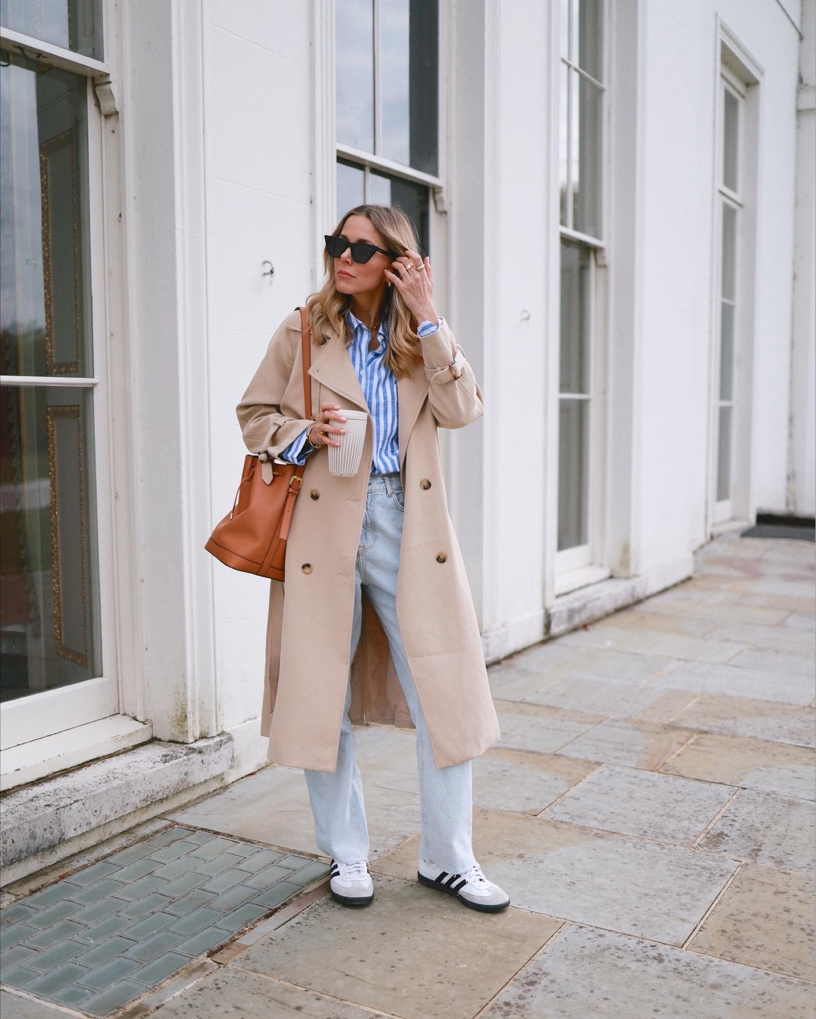 Trench coat 
Spring outfit
Minimal outfit 
Adidas Samba 

#LTKstyletip #LTKeurope #LTKSeasonal