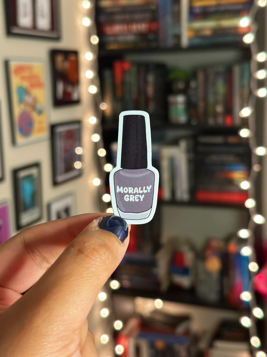 Morally Grey Sticker | Bookish Stickers, Book Sticker, Laptop Sticker, Water Bottle Sticker, Kind... | Etsy (US)