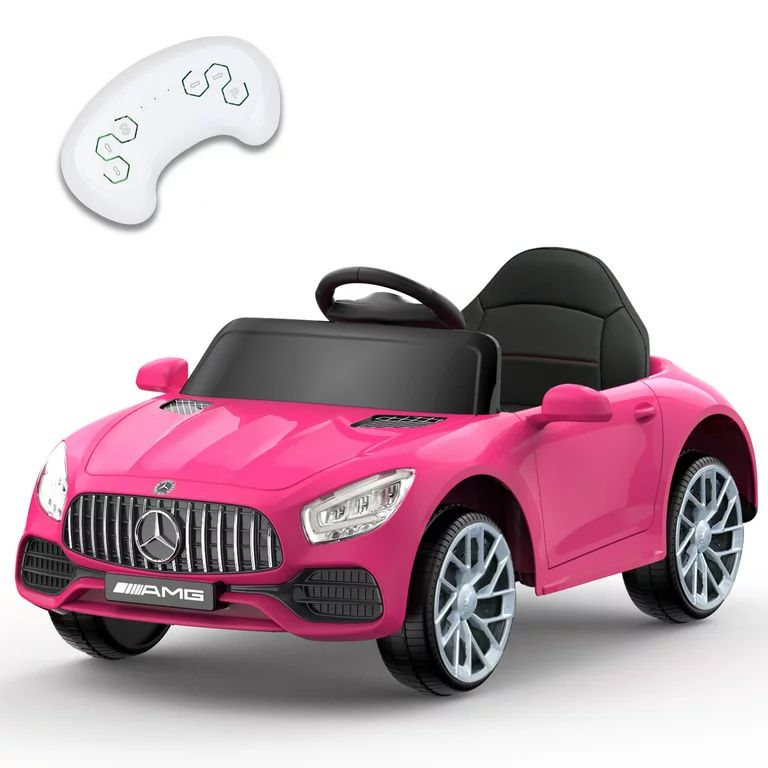 Mercedes Benz AMG 1 Seat Electric Kids Ride on Car with 2.4G Remote Control, LED Lights, MP3, Hor... | Walmart (US)