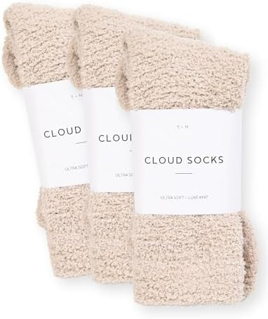 Unboxme Gifts Warm & Cozy Ultra-Luxe Cloud Sock for Women & Men - Super Soft Luxurious Fabric Sle... | Amazon (US)