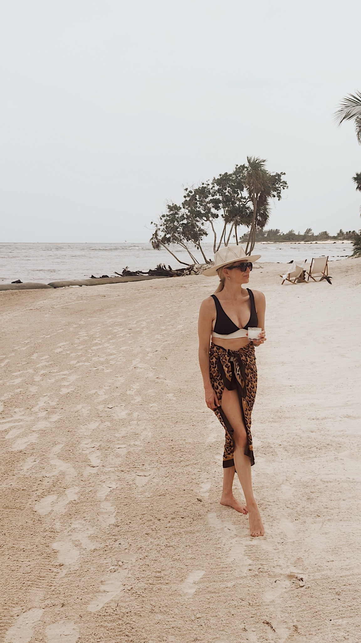 Leopard print on the beach because some of us were born to stand out  

 #LTKdayinmylife #LTKootd #LTKSwim