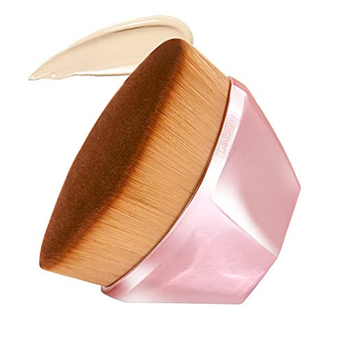 Foundation Brush, Daubigny Perfect Makeup Brush for Face Blush Liquid Powder Foundation Brush for Blending Liquid, Cream or Flawless Powder Cosmetics with Protective Case (Rose Golden) | Amazon (US)