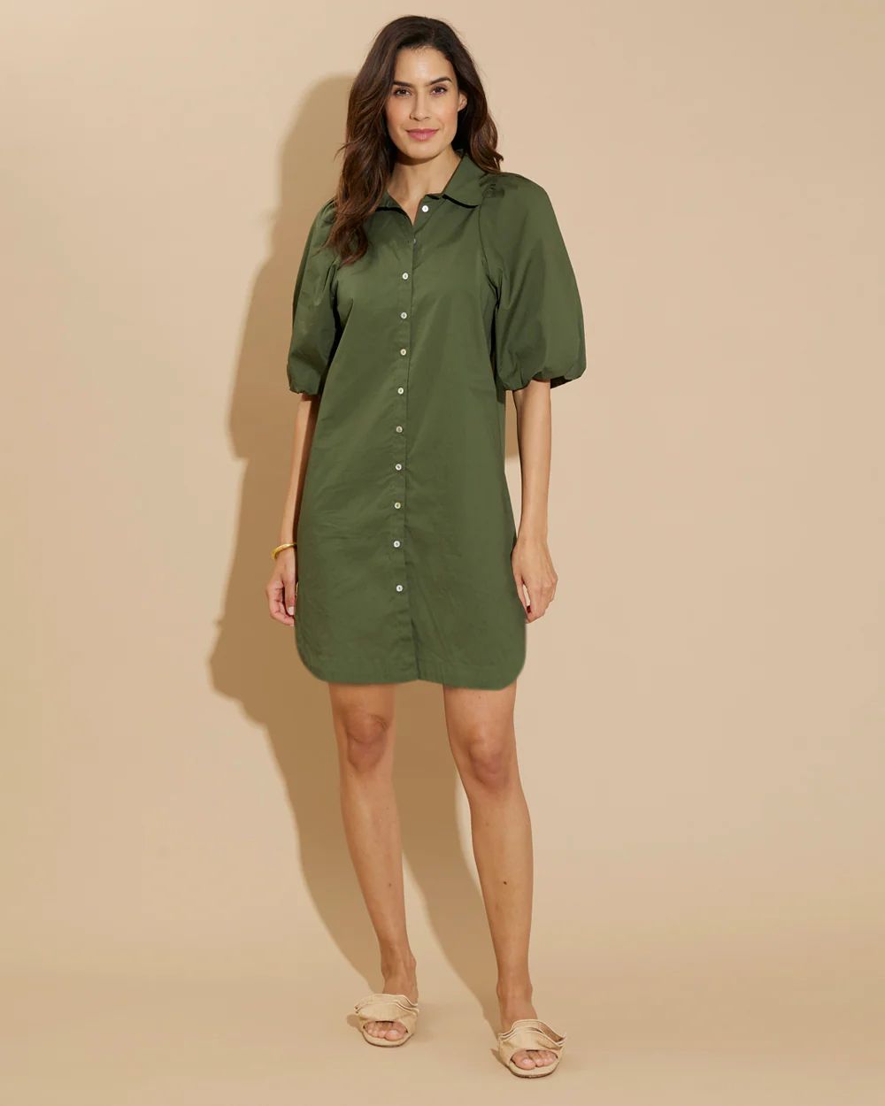 Lovey Dress - Cotton Stretch Poplin | Jude Connally