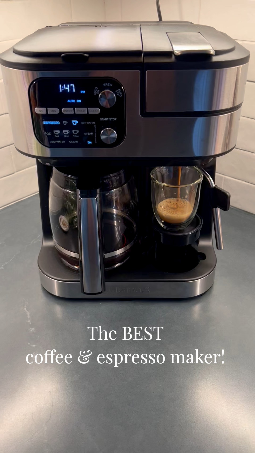 This was easily one of my best recent purchases! This all-in-one machine can make regular drip coffee in the pot, PLUS takes Keurig pods AND Nespresso pods. This eliminates the need for multiple machines on your counter! It even steams milk and makes hot water for tea! ☕️ 🙌🏼😍 Seriously the best machine ever and I did so much research to find the one that could do it all so you don’t have to ☺️

Also tagging some of my favorite coffee & espresso accessories 🤎


Kitchen coffee maker / espresso maker / kitchen countertop organization / interior design / home tips / kitchen home finds 

#LTKHome