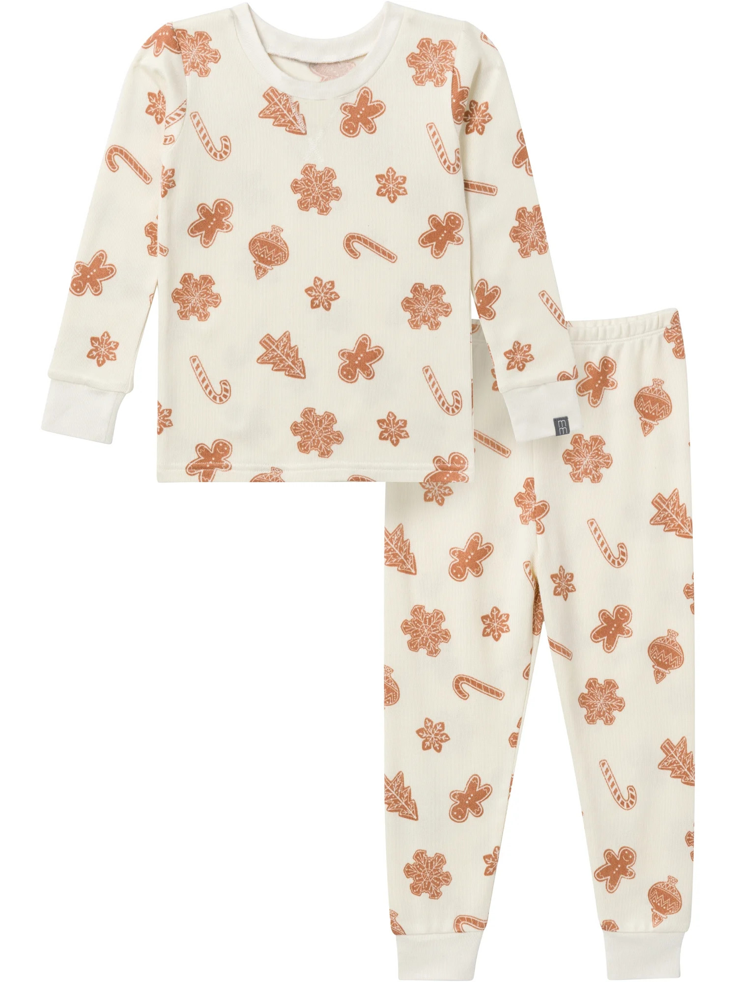 Modern Moments by Gerber Gender Neutral Tight Fitting Christmas Pajama Set, 2-Piece, Sizes 12 Mon... | Walmart (US)