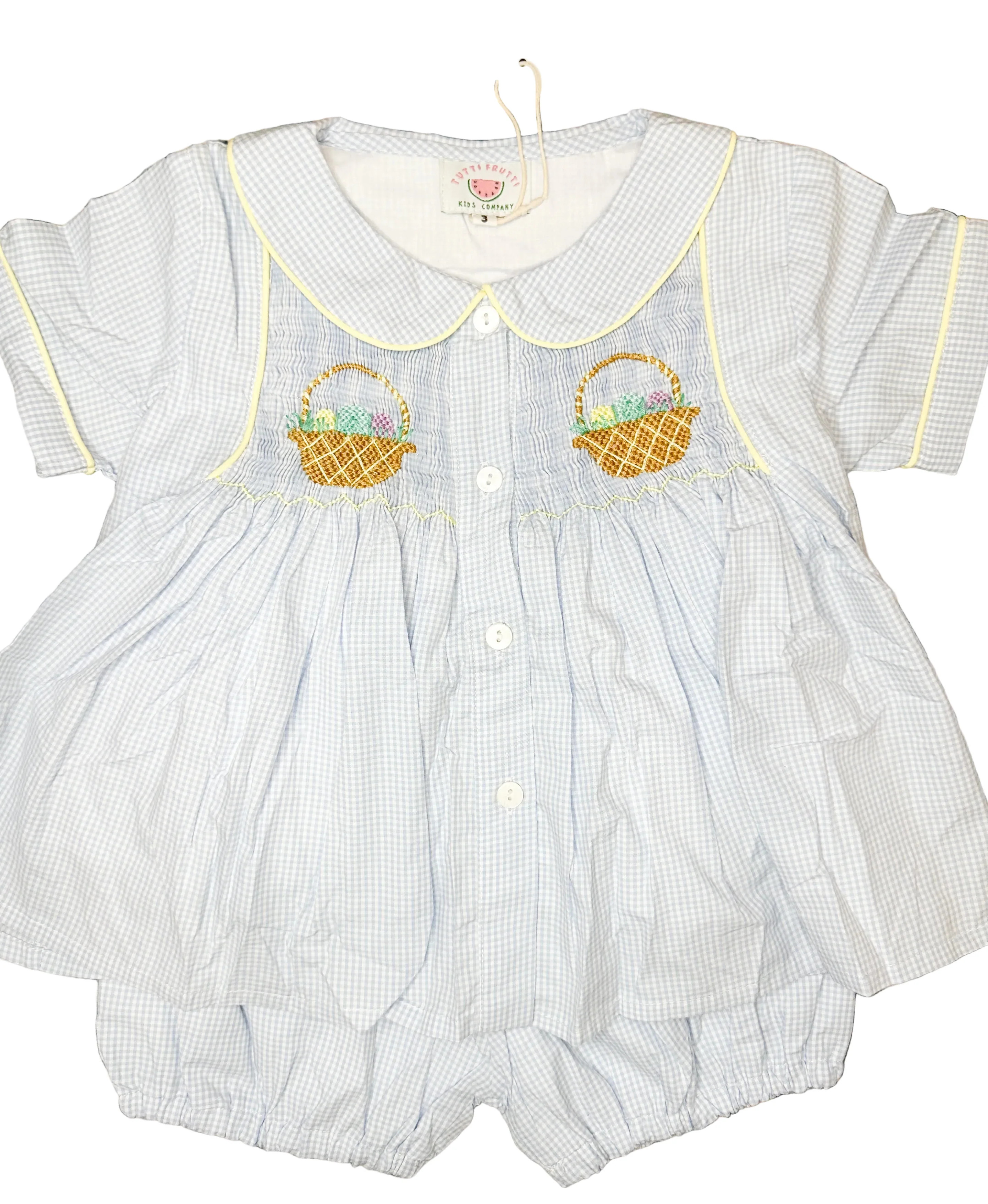 Easter Egg Hunt Bubble Shorts Set | Tutti Frutti Kids Co