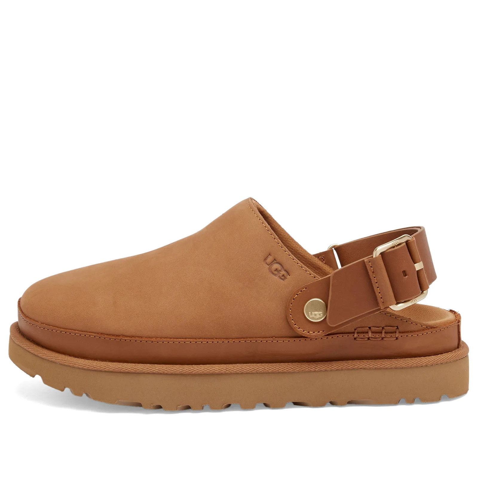 UGG Women's Goldenstar Villa Clog in Chestnut, Size UK 3 | END. Clothing