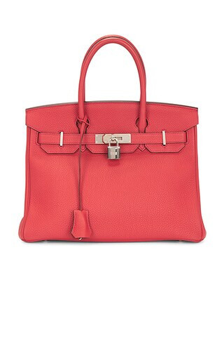 hermes Hermes Togo Birkin 30 Handbag in Rouge Casaque - Red. Size all. | FWRD 