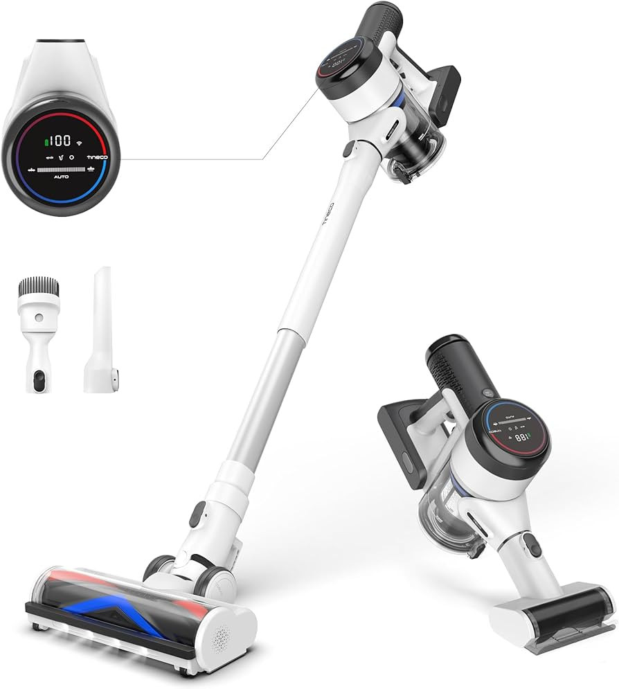 Tineco Pure ONE S15 Pet Smart Cordless Vacuum Cleaner, Stick Vacuum with Anti-Tangle Brush, Deep ... | Amazon (US)