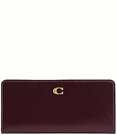 COACH Essential Slim Wallet - Merlot | Dillard's