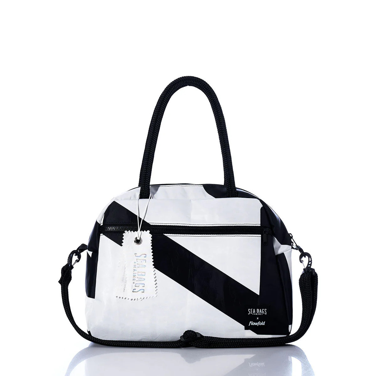 Vintage Black and White Essential Weekender Travel Bag | Sea Bags