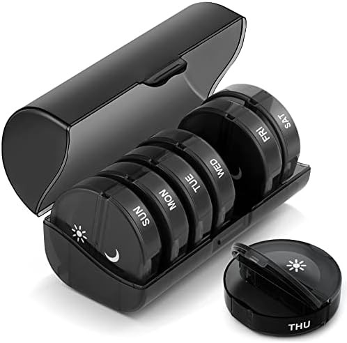 TookMag Pill Organizer 2 Times a Day, Weekly AM PM Pill Box, Large Capacity 7 Day Pill Cases for ... | Amazon (US)
