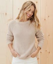 Cotton Fisherman Sweater | Jenni Kayne