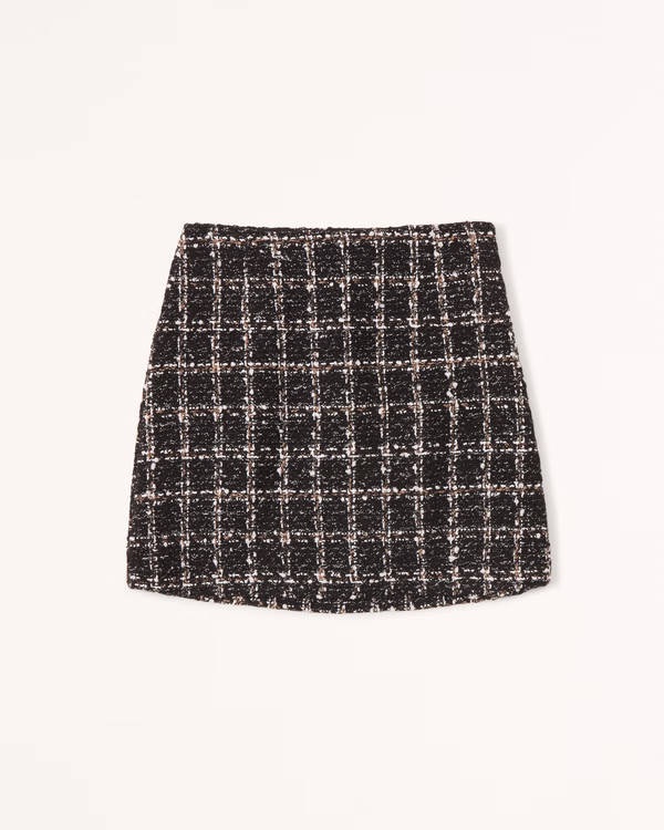 Tweed Mini Skort | Abercrombie & Fitch (US)