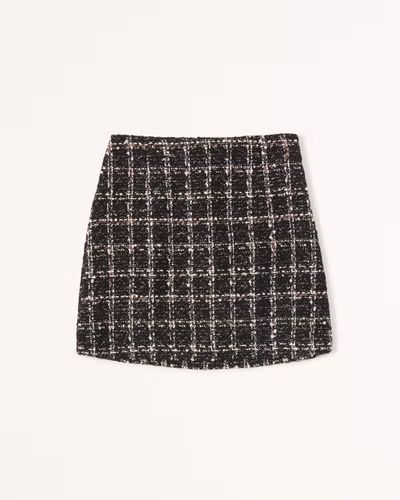 Tweed Mini Skort | Abercrombie & Fitch (US)