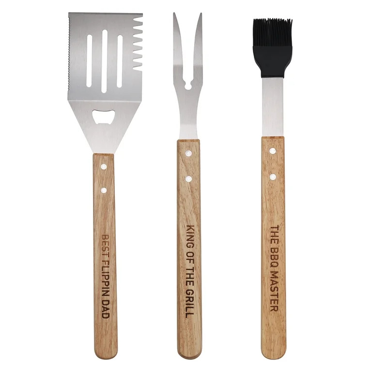 Grill Master Barbecue Tool Set, 4 Pieces, Father's Day by Way To Celebrate | Walmart (US)