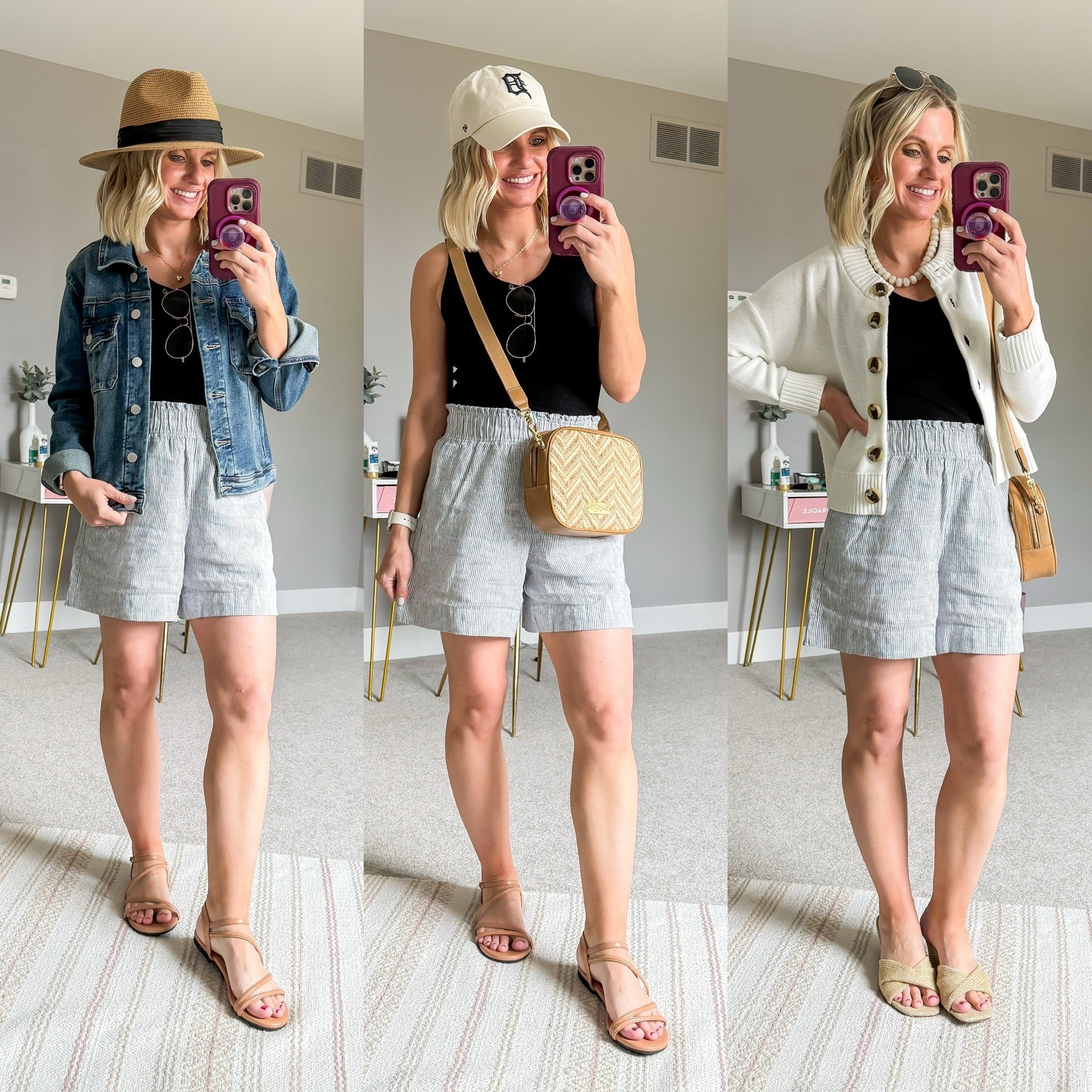Summer capsule wardrobe outfits.

#LTKmomlife #LTKOver40 #LTKSeasonal