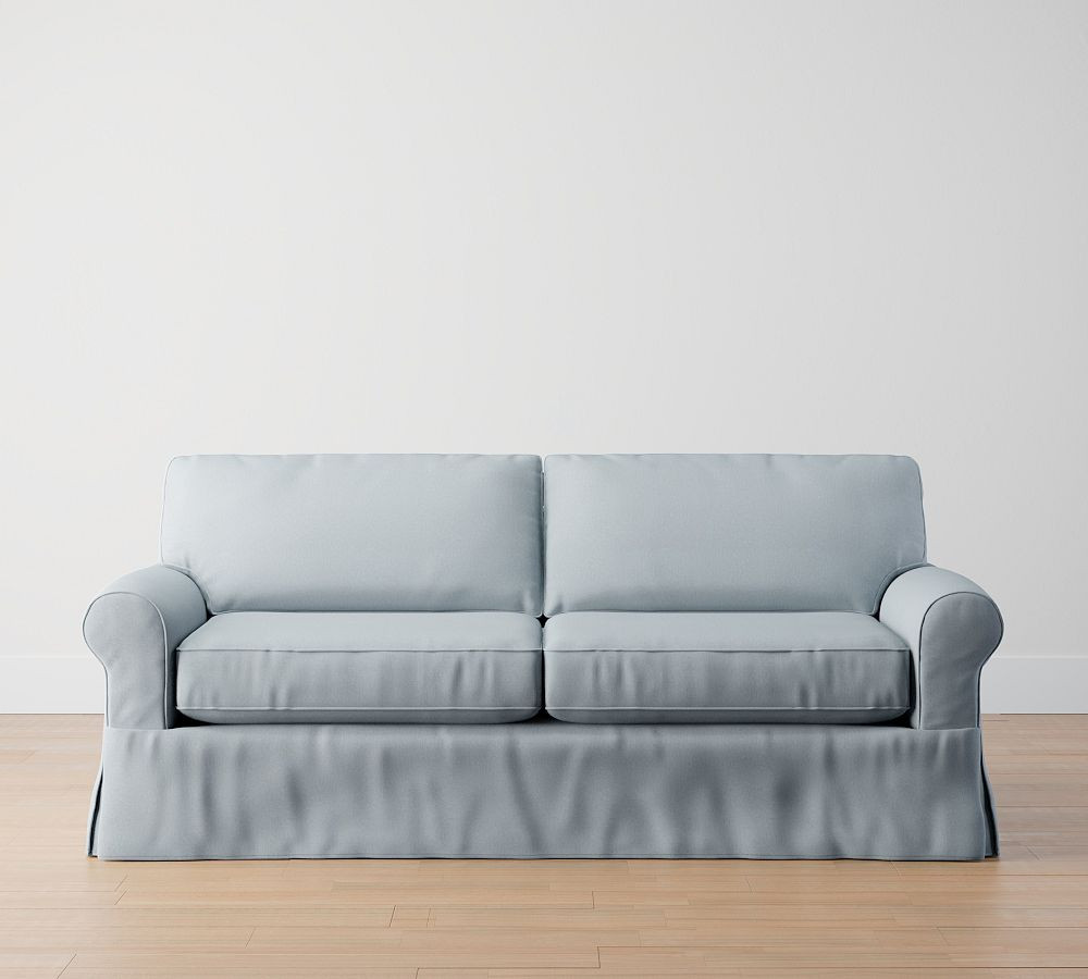 Buchanan Roll Arm Slipcovered Sofa (79"&ndash;94") | Pottery Barn (US)