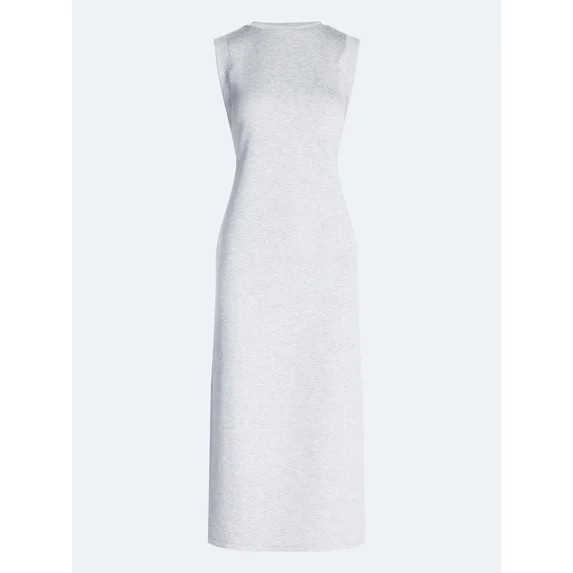 Scoop Women's and Women's Plus Scubaknit Sleeveless Maxi Dress, Sizes XS-4X | Walmart (US)