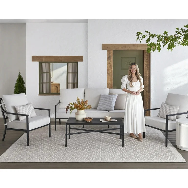 My Texas House Riley Outdoor 5'3 x 7' Area Rug | Walmart (US)