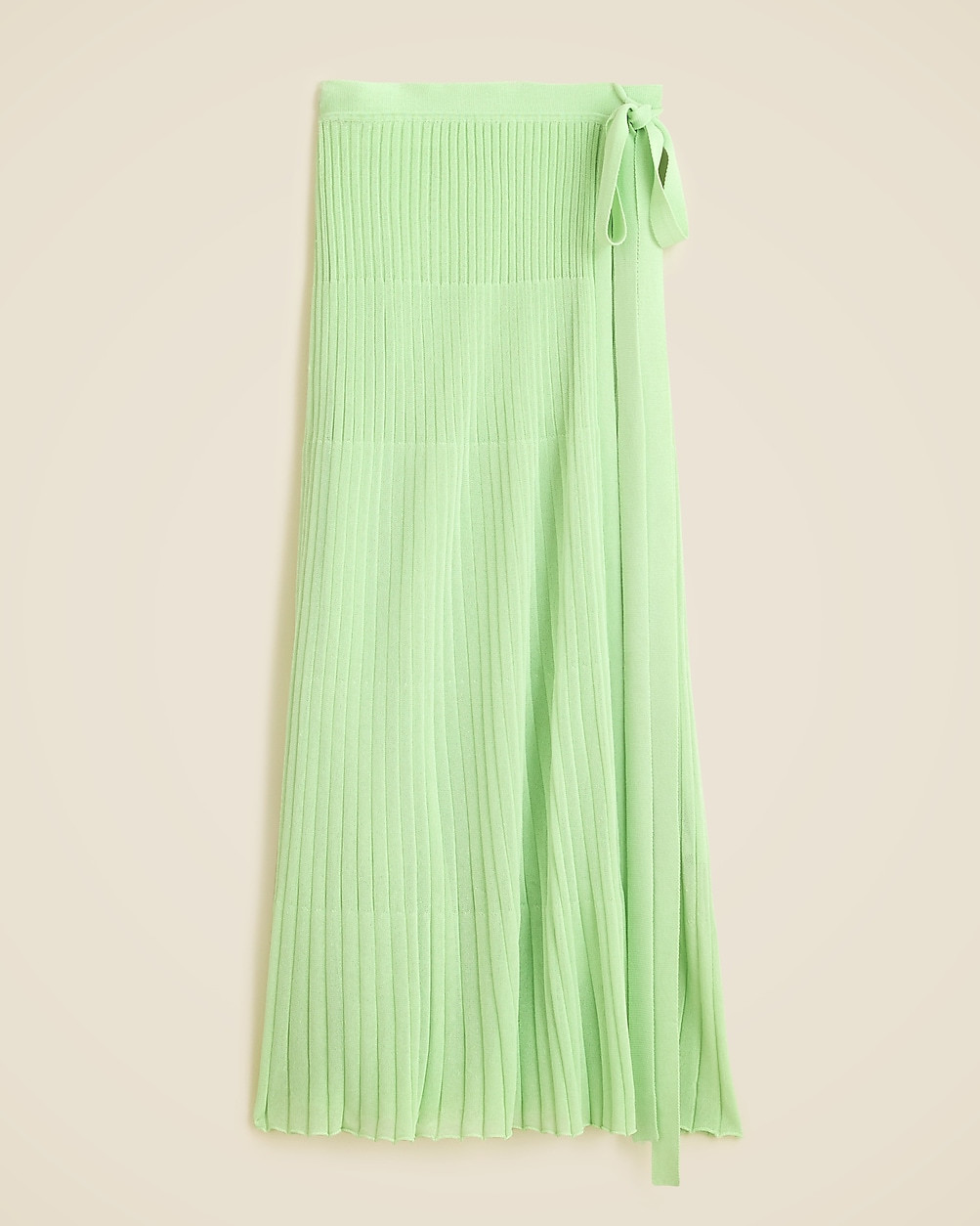 Sheer wrap-front sweater-skirt | J. Crew US