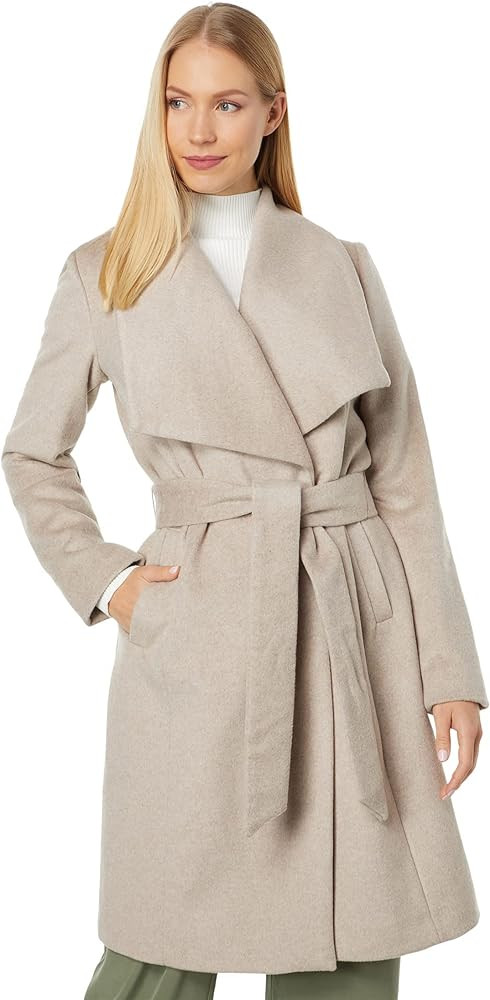 Cole Haan womens Belted Wool Coat – Classically Elegant Coat for Year-round Style | Amazon (US)