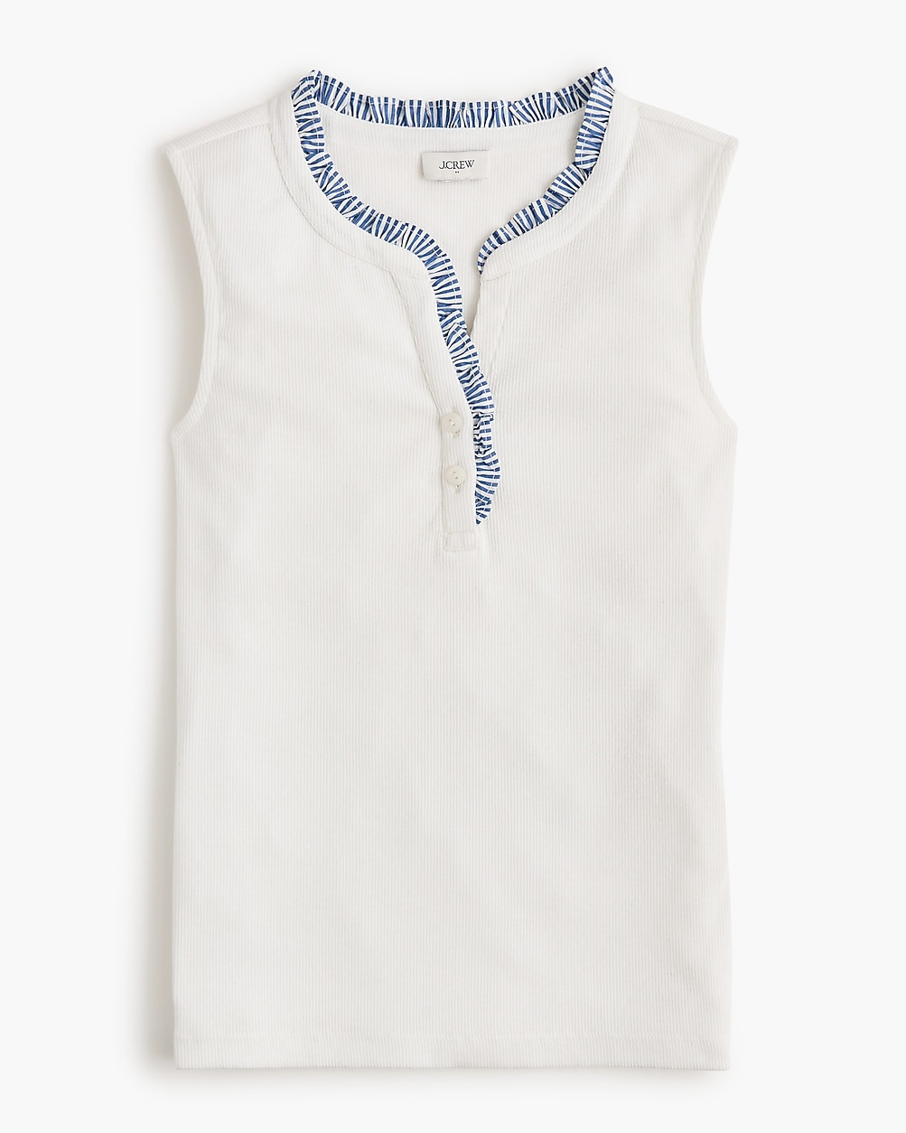 Ruffle-trim tank top | J.Crew Factory