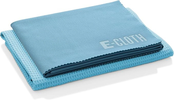 E-Cloth Microfiber Window Cleaning Cloth Kit - Glass Cleaning Cloth for Windows, Mirrors, Cars, L... | Amazon (US)