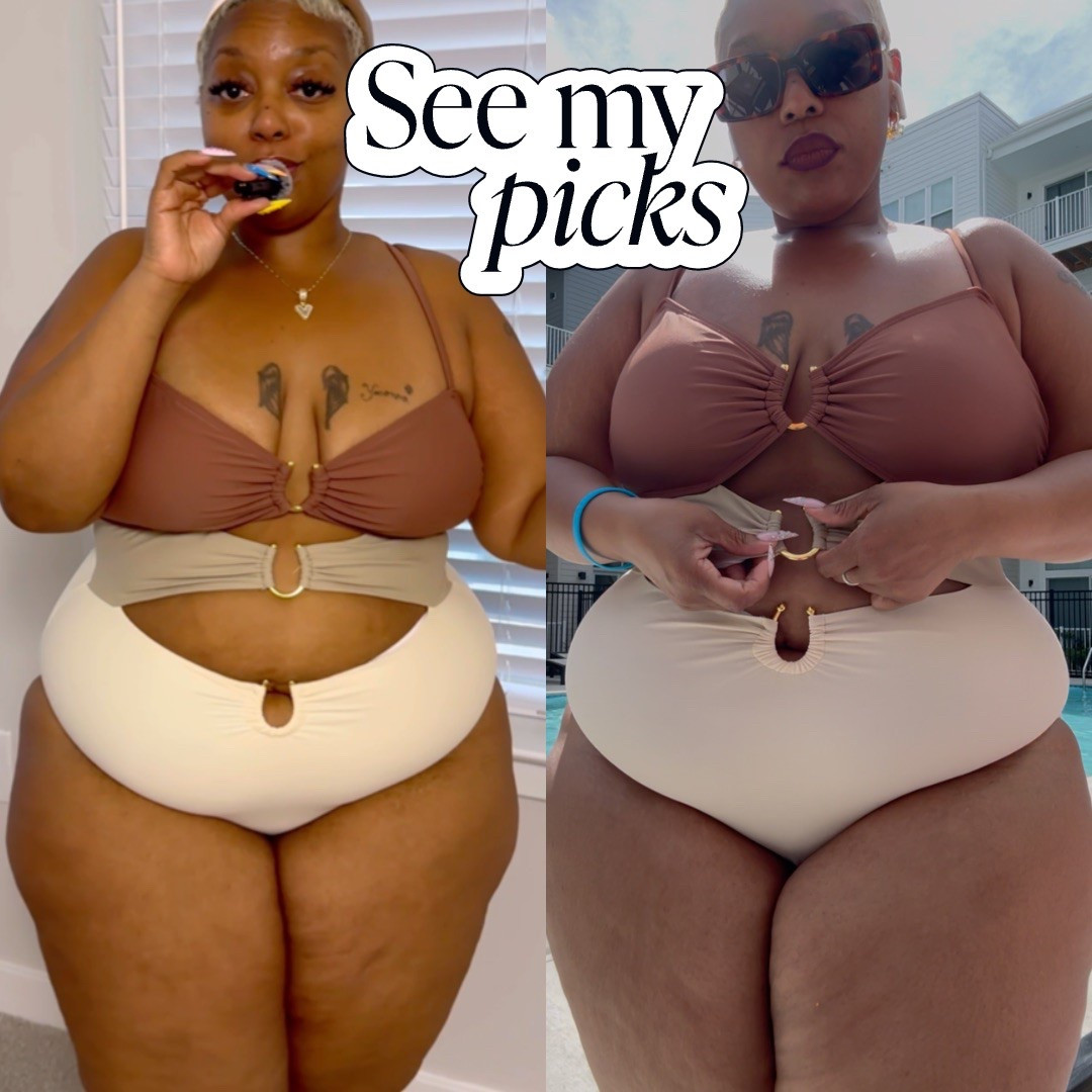 Same swimsuit just a 10lbs difference! Perfect for tummy control !

#LTKPlusSize #LTKSummerEdit #LTKSwim