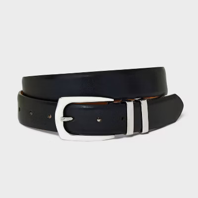 Women's Double Keeper Belt - A New Day™ Black | Target