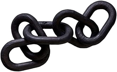 Wood Chain Link Decor - Hand Carved Decorative Wood Chain, Home Decor, Farmhouse Decor, Sustainab... | Amazon (US)