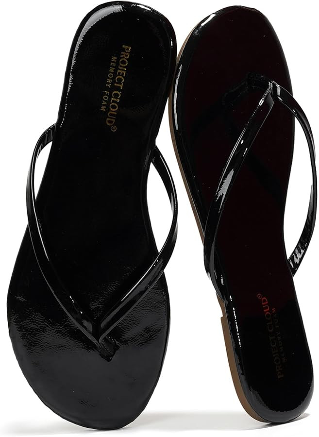 Project Cloud Flip Flops for Women Footwear- Lightweight and Memory Foam Insole Sandals for Women... | Amazon (US)