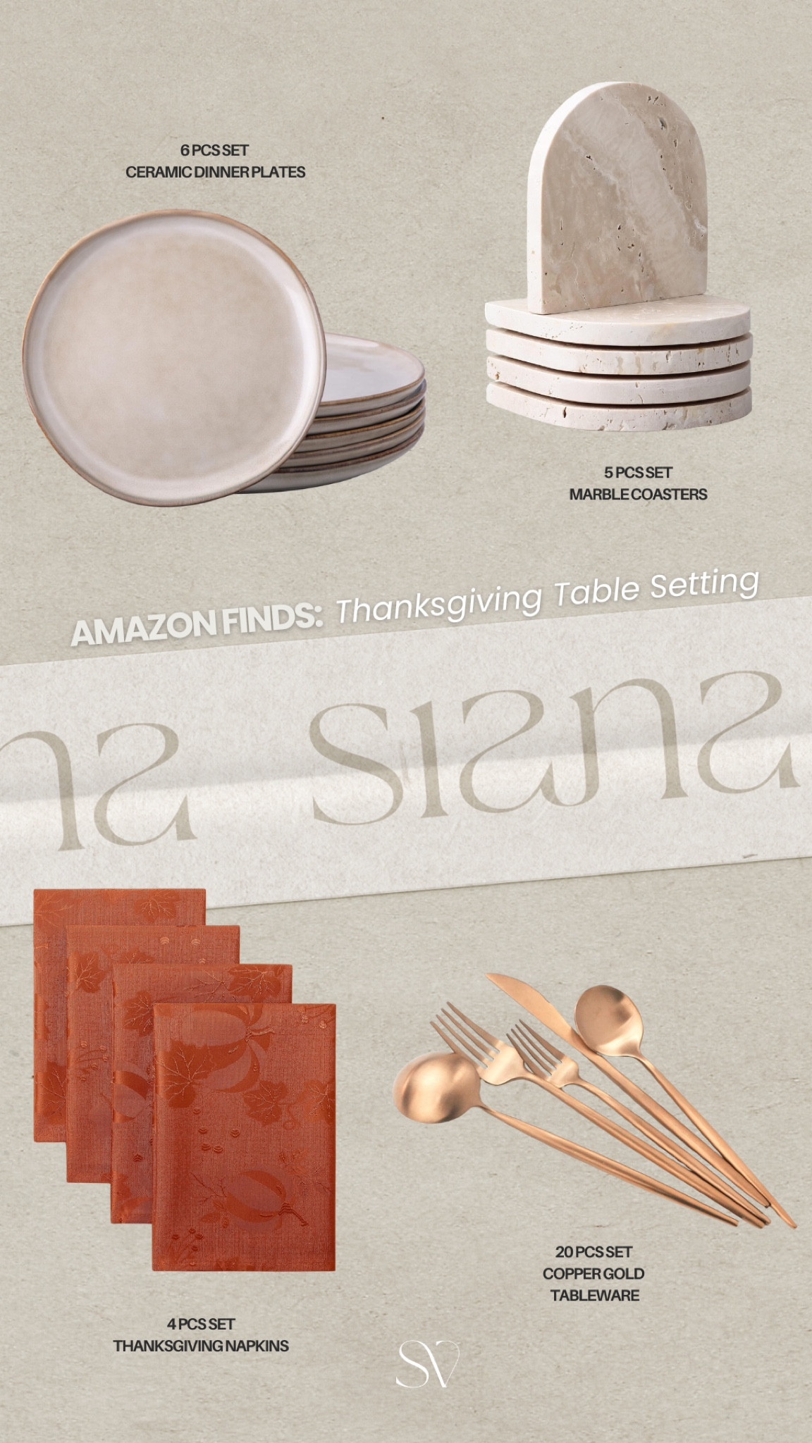 Whether you're hosting family or friends, these items will help you create a warm and inviting vibe that's all about gratitude and good food! 🦃🍁

Thanksgiving table ideas, dinner setting essentials, napkin set, Thanksgiving plates, holiday table decor, festive tableware, hosting tips, Thanksgiving coasters, fall dining decor, elegant dinner table, cozy Thanksgiving ideas, holiday hosting essentials, seasonal table inspiration, Thanksgiving party prep, stylish table settings

#LTKSeasonal #LTKHoliday #LTKParties