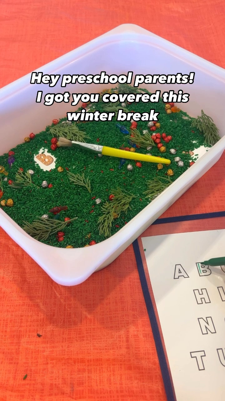 Here are the supplies I used for these activities that are super easy to set up for winter break. The printables can be found on outsidethetoybox.com

#LTKKids #LTKHoliday #LTKSeasonal