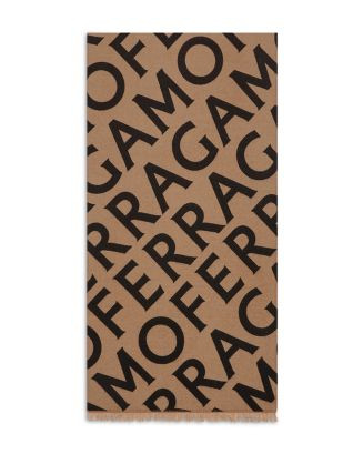 Ferragamo Wool Blend Logo Scarf Back to results -  Jewelry & Accessories - Bloomingdale's | Bloomingdale's (US)