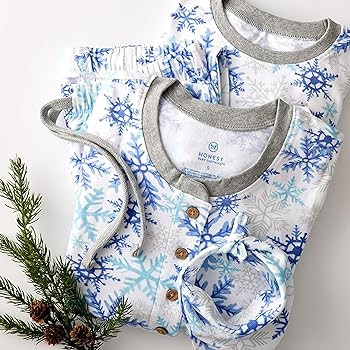 HonestBaby Family Matching Holiday Pajamas Organic Cotton for Men, Women, Kids, Toddlers, Baby Bo... | Amazon (US)
