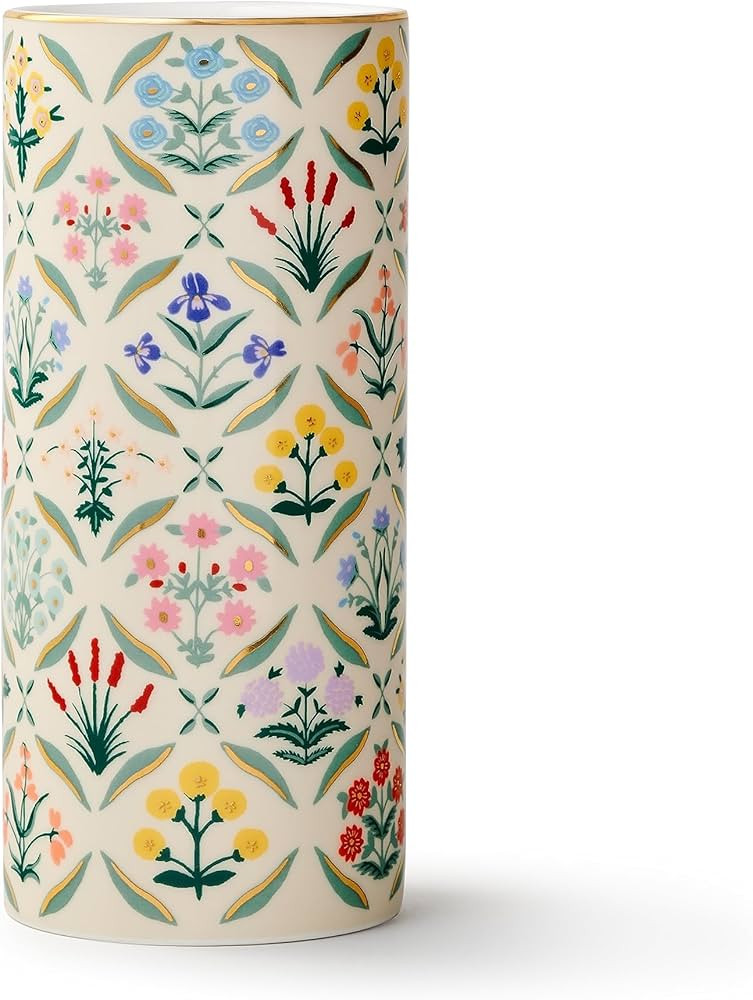 RIFLE PAPER CO. Estee Porcelain Vase | Home Décor, Brighten Up a Living Room, Kitchen Table, or ... | Amazon (US)