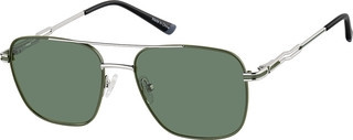 Zenni Men's Aviator Sunglasses Green Stainless Steel Full Rim Frame | Zenni Optical (US & CA)