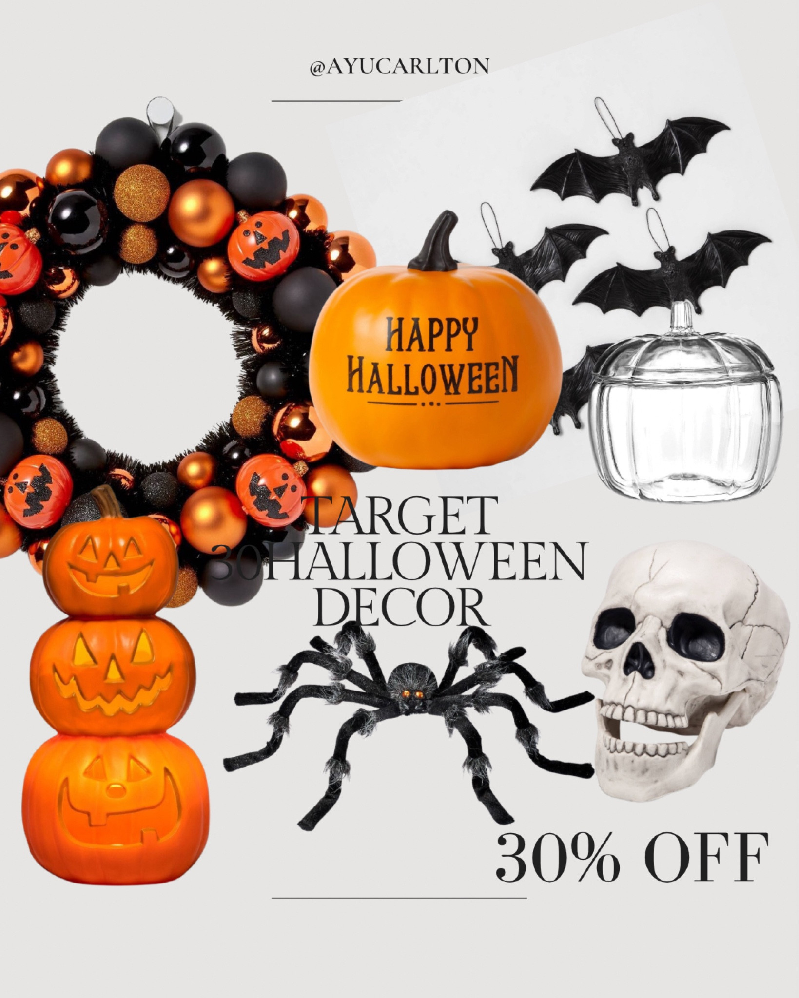 Get into the spooky spirit with incredible Halloween decor! During Target Circle Week, enjoy a spooktacular 30% off on all Halloween decorations. Don't miss out on this opportunity to save more and bring your haunted house to life with our amazing deals!

#targetcircleweek #halloweendecor

#LTKhome #LTKsalealert #LTKHalloween