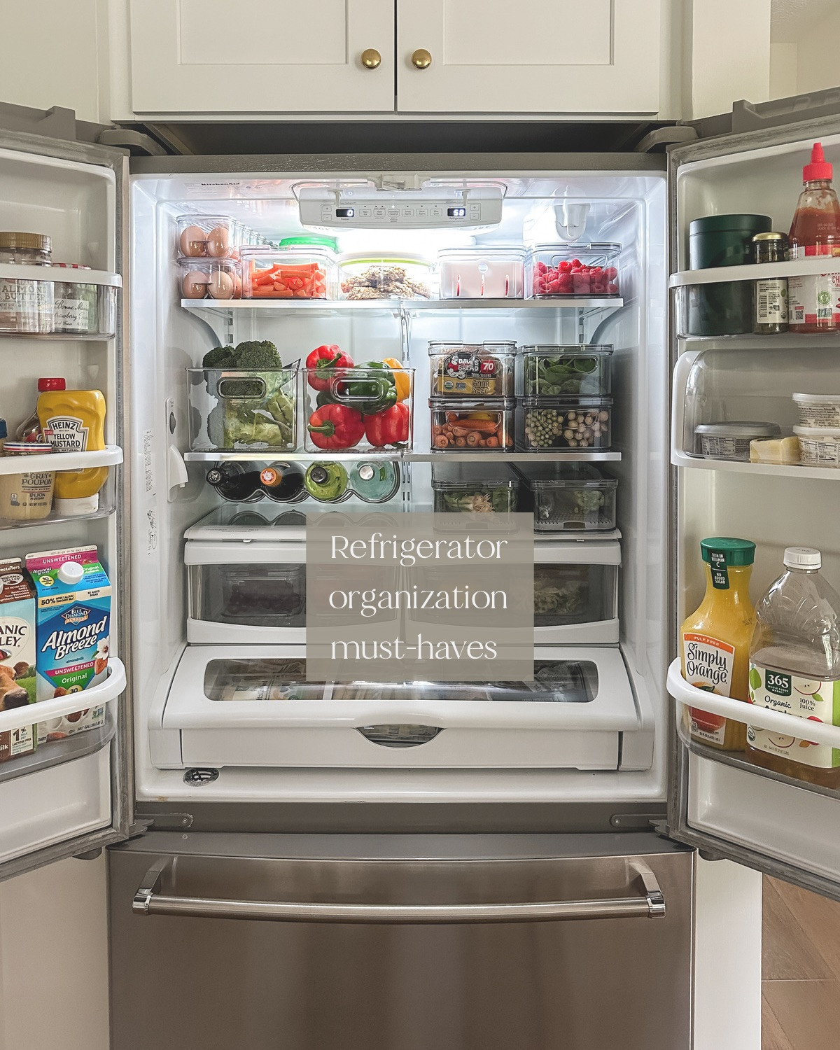 iDesign Recycled Plastic Crisp Produce Storage Containers with Lid and Colander Basket Designed t... | Amazon (US)