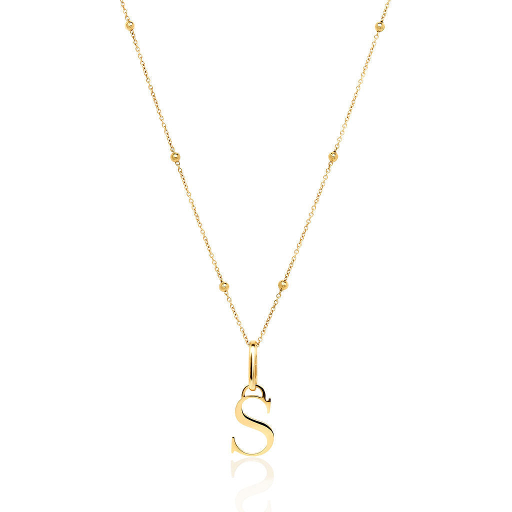 Initial Necklace (Gold) | Abbott Lyon