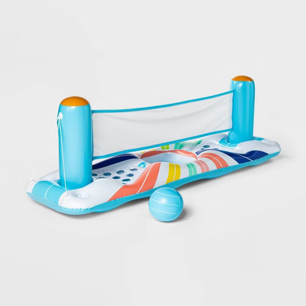 Rainbow 2-in-1 Volleyball and Pool Pong - Sun Squad™ | Target