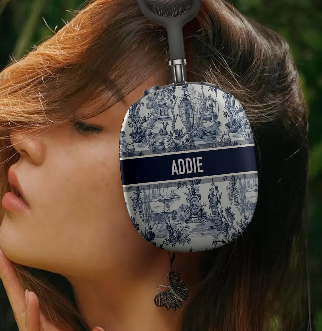 Personalized Airpods Max Covers, Custom Air Pod Max, Snap Headphone Protective Cover, Initials,le... | Etsy (US)