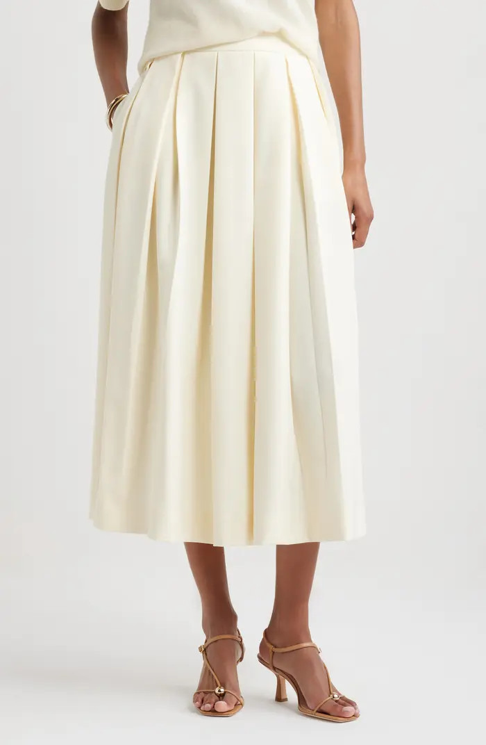 Pleated Midi Skirt | Nordstrom
